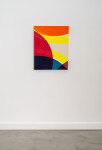 The distinctive minimalist colourful paintings of Aron Hill are inspired by the modernist art movement. Image 2