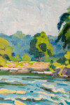 In this classic impressionist landscape, Canadian artist Bernice Martin has painted her vision of the Humber River, one of two rivers that f… Image 3