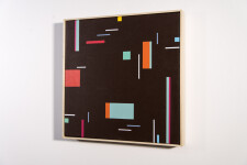 Canadian modernist painter Burton Kramer finds inspiration for his work in the lyrical rhythm of music. Image 2