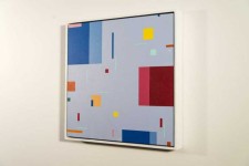 Modernist Burton Kramer finds inspiration for his abstract paintings in the beauty of a musical beat. Image 2