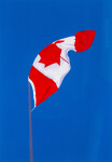 This pop art print of a Canadian flag is by Charles Pachter. Image 2