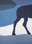 The Canadian moose—majestic and proud is one of several images made famous by Charles Pachter. Image 7