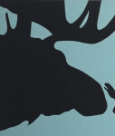 As a little boy, pop artist Pachter once met a moose at a local fair. Image 2