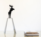 The unmistakable silhouette of a moose—one of Canada’s iconic images is celebrated in this sculpture by Charlie Pachter. Image 7