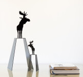 The unmistakable silhouette of a moose—one of Canada’s iconic images is celebrated in this sculpture by Charlie Pachter. Image 6