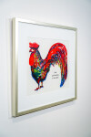 This contemporary colorful print of a bird is by Charles Pachter. Image 8