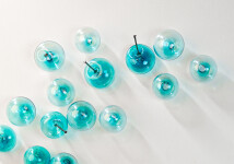 This contemporary glass wall sculpture was created by Cheryl Wilson Smith. Image 5