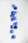 This contemporary glass wall sculpture in a stunning lapis blue colour was created by an award-winning artist. Image 2