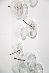 This contemporary glass wall sculpture was created by Cheryl Wilson Smith. Image 3