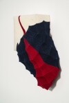 This sculptural wall hanging is inspired by nature and made from textiles by a Canadian artist. Image 3