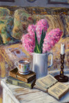 A moment in time is faithfully captured in a charming series of oil paintings featuring interior scenes. Image 2