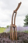 Quebec artist Claude Millette is known for his dynamic geometric-shaped outdoor sculptures. Image 2