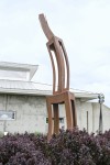 Quebec artist Claude Millette is known for his dynamic geometric-shaped outdoor sculptures. Image 4