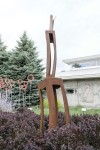 Quebec artist Claude Millette is known for his dynamic geometric-shaped outdoor sculptures. Image 3