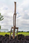 Quebec artist Claude Millette is known for his dynamic geometric-shaped outdoor sculptures. Image 8