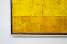 This contemporary abstract painting by David Sorensen explores a bright yellow palette. Image 5