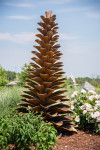 Canadian sculptor Floyd Elzinga’s pine cones have become one of his signature images and now grace many outdoor venues in Canada. Image 9