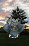 The powerful architectural form of this contemporary sculpture was created by Jah Qube—a collaboration between Toronto-based artist Javid Ja… Image 16