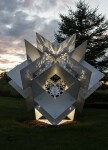 The powerful architectural form of this contemporary sculpture was created by Jah Qube—a collaboration between Toronto-based artist Javid Ja… Image 21