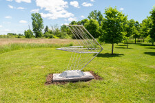 Manitoba sculptor Jake Goertzen’s dynamic Mach I sculpture is an homage to the historic event in 1947 that changed the face of aviation. Image 5