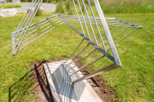 Manitoba sculptor Jake Goertzen’s dynamic Mach I sculpture is an homage to the historic event in 1947 that changed the face of aviation. Image 10