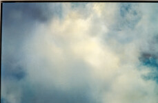 This contemporary realistic painting of a cloud was created by James Lahey. Image 3