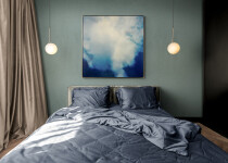 This contemporary realistic painting of a cloud was created by James Lahey. Image 8