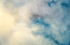 This contemporary realistic painting of a cloud was created by James Lahey. Image 6