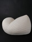 This abstract ceramic indoor sculpture was inspired by nature. Image 3