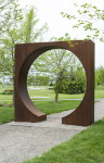 This impressive circular architectural sculpture was created by Jeffrey Gillmor. Image 6