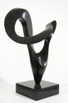 Smooth-surfaced, engineered black granite is sculpted into an elegant, spinning form by Jeremy Guy. Image 5