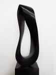 Jeremy Guy’s series of elegant contemporary sculptures called Mobius are created from rich black granite. Image 2