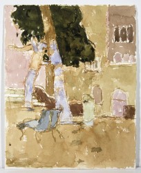 Campo Dei Gesuiti with Blue Bench