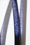 This contemporary blue glass wall sculpture is made by a Canadian artist. Image 10