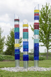 The joyful, colourful and contemporary mosaic sculptures of Laurence Petit have graced many outdoor public areas in Quebec. Image 2