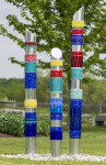 The joyful, colourful and contemporary mosaic sculptures of Laurence Petit have graced many outdoor public areas in Quebec. Image 4