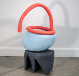 Quebec artist Marie-Ève Fréchette’s esoteric modern sculptures feature bold, clean lines and fresh colours. Image 7