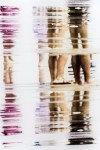 As if in a dream, the fragmented images of several figures reflected in the water on a beach appear in this surreal photographic print by Ma… Image 3