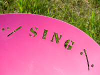 In this series of outdoor ‘singing’ bowl sculptures, Marlene Hilton Moore continues to explore the theme of ‘listening.’ This stainless-stee… Image 2