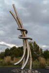 American sculptor Mike Hansel has collaborated on public installations of outdoor sculptures throughout the United States. Image 8