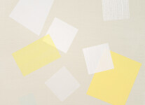 This grouping of seven geometric abstract paintings is by Canadian artist Milly Ristvedt. Image 11