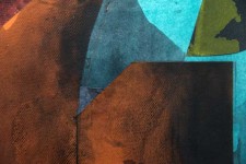 The vibrant colours—burnt orange, turquoise, black-a touch of green and the dynamic form of this inspired composition is quintessentially Ot… Image 6