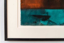 The vibrant colours—burnt orange, turquoise, black-a touch of green and the dynamic form of this inspired composition is quintessentially Ot… Image 3