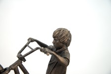 This fun and somewhat whimsical sculpture recalls a cherished childhood memory for Roch Smith. Image 13