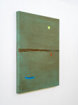 This abstract painting of a lake was rendered in minimalist form by Pat Service. Image 3