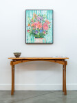 A pretty, mixed floral bouquet fills the canvas with joyful colour in this still-life painting by Pat Service. Image 12