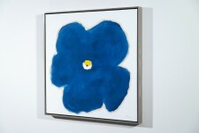 In a gorgeous deep blue, Pat Service has captured the essence of a single bloom. Image 4