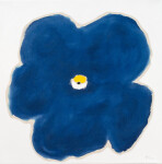 In a gorgeous deep blue, Pat Service has captured the essence of a single bloom. Image 8