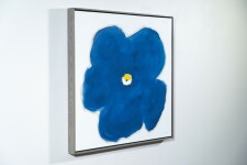 In a gorgeous deep blue, Pat Service has captured the essence of a single bloom. Image 2