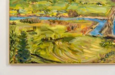 This lovely landscape rendered in a tapestry of rich colours was painted by Canada’s Pat Service. Image 4